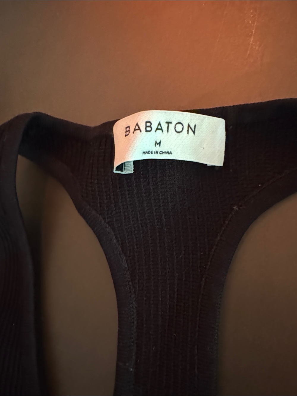 Babaton Black Ribbed Racerback Mini Dress - Picture 2 of 5
